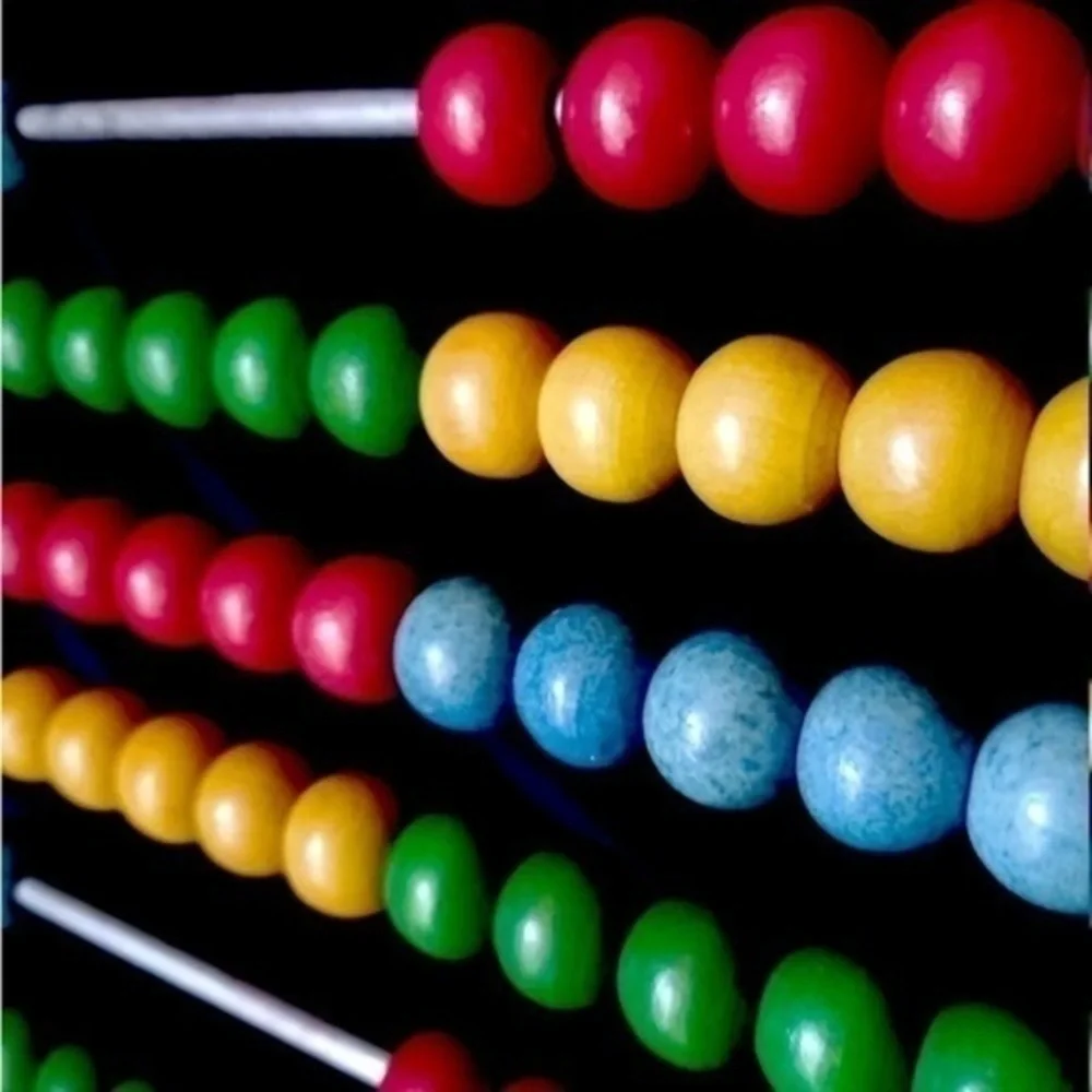 Vintage! 1950's! Wooden Abacus Toy!